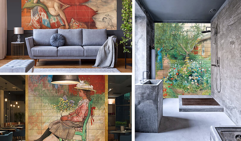 Everstyle fotokakel Carl Larsson motiv