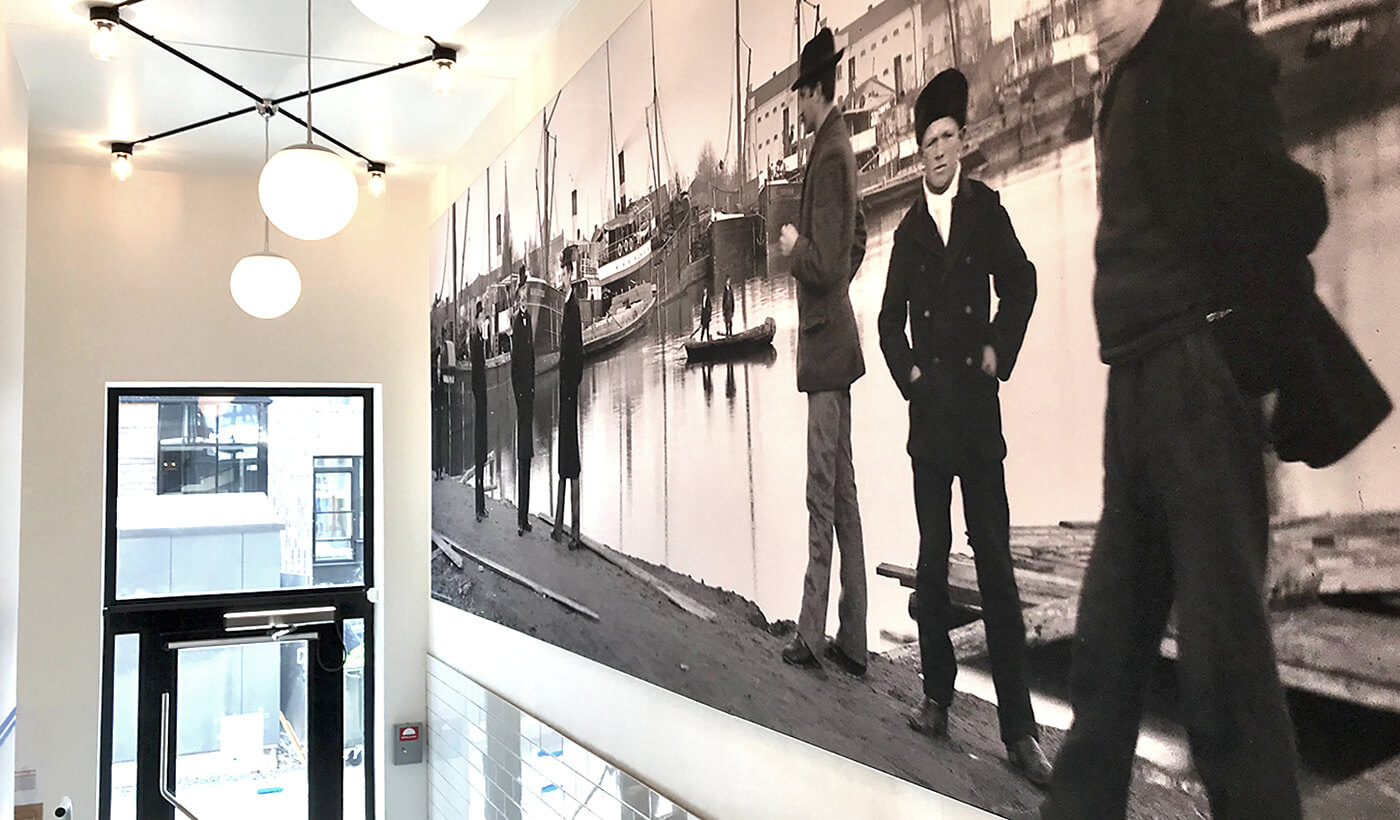Everstyle kunduppdrag för Löfberg Fastigheter foto på canvas